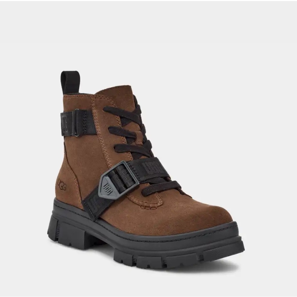 UGG Ashton Lace-up Waterproof Suede Boot